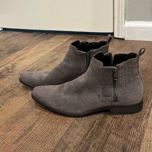 ASOS gray Chelsea boots!